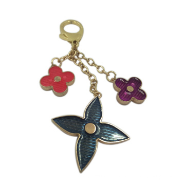 Fashion for Ladies Nice Customized Metal Keychain Flower Keychain